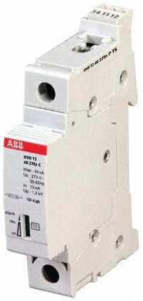 Arrester, type 1, industrial circuit protection, 3 phase, OVR series, single pole