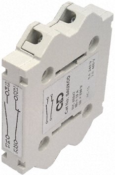 Contact block 1 N/O + 1 N/C (Green)