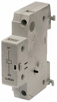 MCB, under voltage relay, 230V