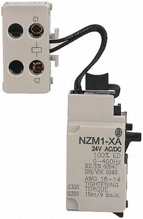 MCCB, shunt, trip, release, 208-240V