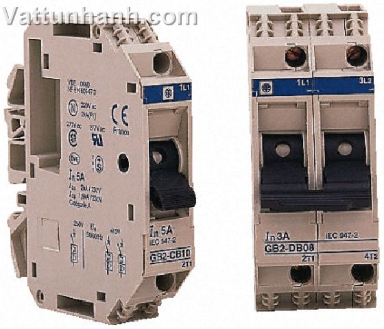 Circuit Breaker,Miniature,GB2,thermal,Magnetic,DIN rail,1 Pole+Neutral,0.5A