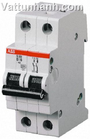 MCB,10kA,Type C characteristic,two poles,1A