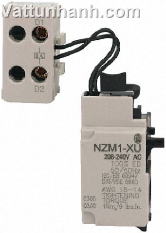 MCCB, release, undervoltage, 24V