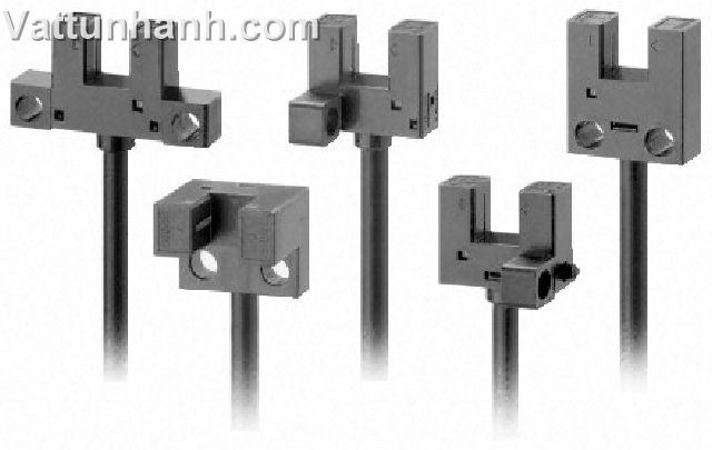 Sensor, photoelectric, slotted, 5mm, pre-wired, GaAs infrared LED, EE-SX913-R, R-shaped