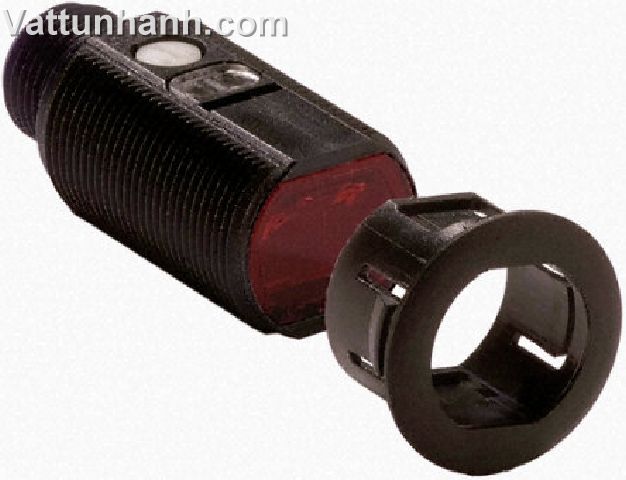 Sensor, photo-electric, easy mounting, E3FZ, M18, diffuse, 1m, DC 3-wire, PNP M12