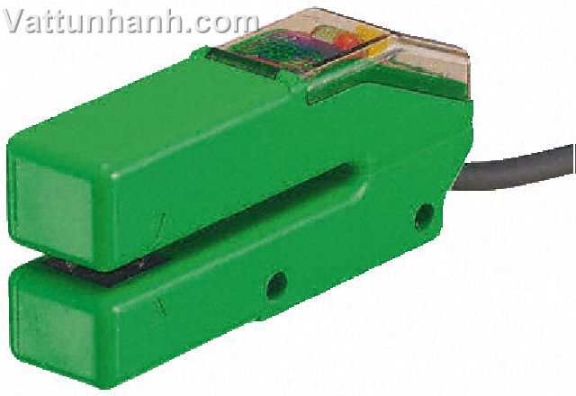 Switch, sensor, fork, 2mm, colour detect, red, LED, NPN, PNP, N/O, N/C, light/dark On, 12-24Vdc, 3m 