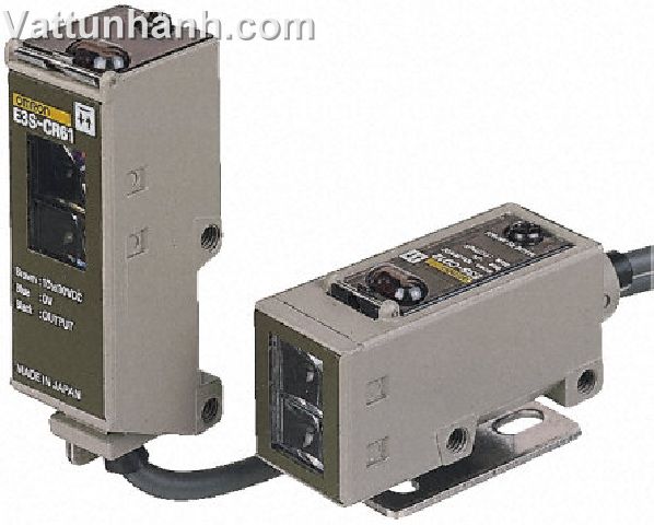 Switch, sensor, photoelectric, thro beam, DC, NPN/PNP L/O D/O, selectable, vertical
